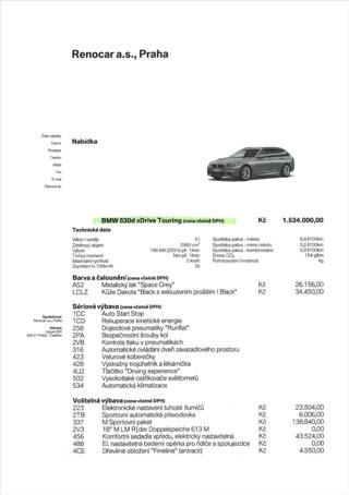 BMW Řada 5 530xd "M"/TOP-VÝB/DPH/CZ kombi - Foto 40