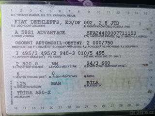 Fiat Ostatní 2,8 Dethleffs A 5881 Advantage užitkové - Foto 3