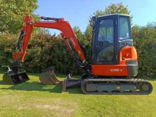 Kubota Minibagr Kubota U 36-4 rypadlo mini