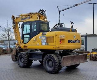 Komatsu PW160 bagr 17t opěry