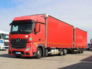 Mercedes-Benz Actros 2545, 6X2, BDF, NEZÁVISLÁ KLIM nosič výměnných nástaveb