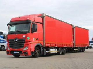 Mercedes-Benz Actros 2545, 6X2, BDF, NEZÁVISLÁ KLIM nosič výměnných nástaveb