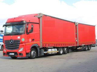 Mercedes-Benz Actros 2545, 6X2, BDF, NEZÁVISLÁ KLIM nosič výměnných nástaveb