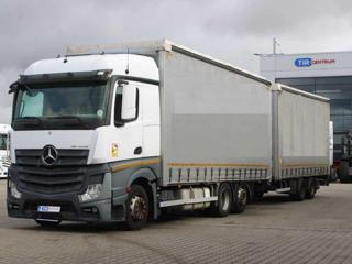 Mercedes-Benz Actros 2542 L/NR, 6X2, EURO 6 + PANAV valník