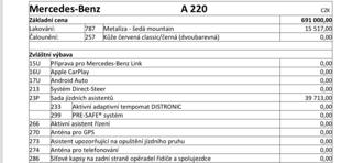 Mercedes-Benz Třídy A 220 AMG 22400KM !!! ČR hatchback