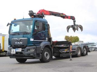 MAN TGS 26.470, EURO 6, 6X2, ZVEDACÍ N pro přepravu kontejnerů