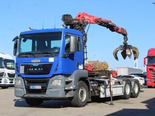 MAN TGS 26.440, 6X4, PALFINGER EPSILON pro přepravu kontejnerů