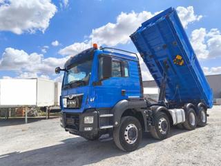 MAN TGS 460 8x4 třístranný sklápěč sklápěč