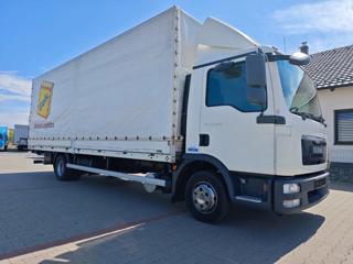 MAN TGL 12.250,klima,18pal.,čelo valník