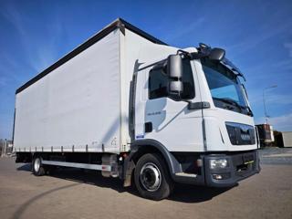 MAN TGL 12.220, KLIMA + ČELO, 18 palet valník