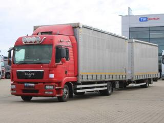 MAN TGL 12.250 4X2 BL, EURO 5 + přívěs valník