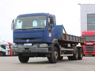 Renault KERAX 370.26, EURO 3, 6X4, HÁKOVÝ NO pro přepravu kontejnerů