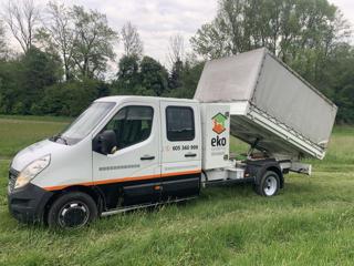 Renault Master 2.3 TDI 7mist sklápěč + uložák sklápěč