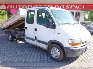 Renault Master 2.5dCi 84kW -6.MÍST-SKLOPKA sklápěč