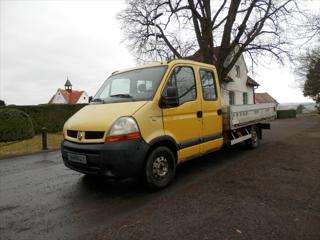 Renault Master 2,5 DCi valník, 7míst, tažné valník