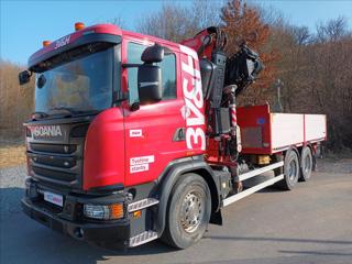 Scania Ostatní 13,0 G410 +Fassi 545+valník,ČR,1MAJ valník