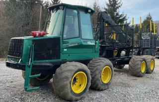 Timberjack 1410 na 14t vyvážečka 8x8